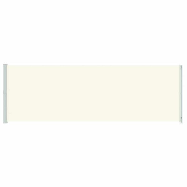 vidaXL Patio Retractable Side Awning 200x600 cm Cream