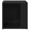 vidaXL Corner Shelves Black Oak 33 x 33 x 34.5 cm Engineered Wood