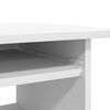 vidaXL Desk White 80x45x74 cm Engineered Wood