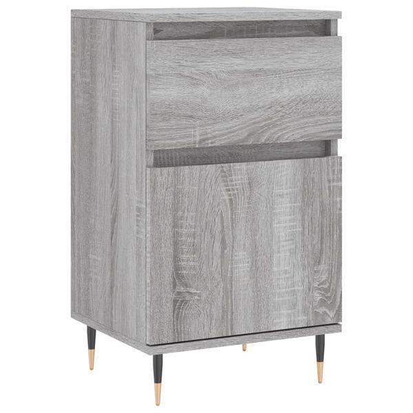 vidaXL Sideboard Grey Sonoma 40x35x70 cm Engineered Wood