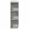 vidaXL Bathroom Mirror Cabinet Concrete Grey 80x20.5x64 cm Engineered Wood