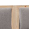 vidaXL Headboard Other Brown 150 cm Solid pine wood
