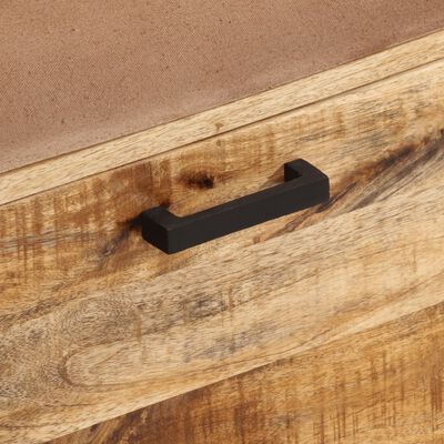 vidaXL Shoe Bench 80x30x45 cm Solid Wood Mango