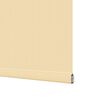 vidaXL Roller Blind Blackout Beige 120x130 cm Fabric Width 116.6 cm Polyester