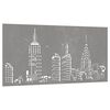 vidaXL Garden Wall Decoration 105x55 cm Corten Steel Skyline Design