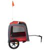 Animal Boulevard Pet Bike Trailer L 130x80x90 cm Red and Grey