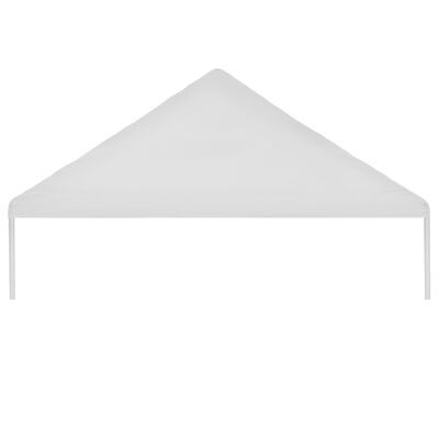 vidaXL Party Tent Roof 5 x 10 m White