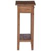 vidaXL Plant Stand with Drawer Brown 34 x 25 x 52 cm Mahogany Wood