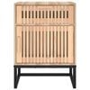 vidaXL Bedside Cabinet 40x30x55.5 cm Engineered Wood&Iron