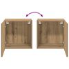 vidaXL TV Wall Cabinet Artisan Oak 40.5 x 30 x 40 cm Engineered Wood