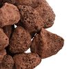vidaXL Volcanic Rocks 10 kg Red 3-5 cm