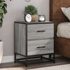vidaXL Bedside Cabinets 2 pcs Grey Sonoma 40x31x50 cm Engineered Wood
