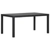 vidaXL Garden Table 150x90x72 cm PP Anthracite