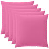 vidaXL Cushion Cover 6 pcs HEERLEN Pink 65 x 65 cm Polyester