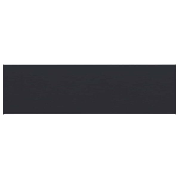 vidaXL Window Sill Anthracite with Wood Grain 120 x 45 x 4.5 cm PVC