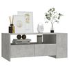 vidaXL Coffee Table Concrete Grey 102x55x42 cm Engineered Wood