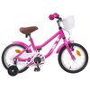 vidaXL Kids Bike 12 Inches for 2-4 Years Old Dark Pink