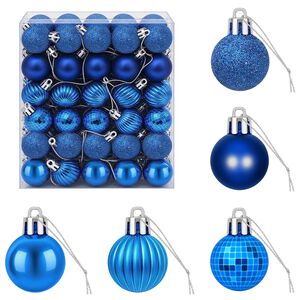 vidaXL Christmas Ball Set 150 pcs Blue 3 cm Polystyrene