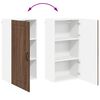 vidaXL Kitchen Cabinet with Storage Kalmar Brown Oak 50 x 31 x 100 cm