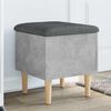 vidaXL Storage Bench Concrete Grey 42x42x46 cm Engineered Wood