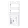 vidaXL Bathroom Cabinet Albuquerque Wood White 46x24x117.5 cm