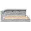 vidaXL Bookcase Bed Grey sonoma 180 x 200 cm Engineered wood