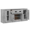 vidaXL Sideboards 3 pcs Concrete Grey Engineered Wood