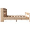 vidaXL Bookcase Bed without Mattress 120x200cm Solid Wood Pine