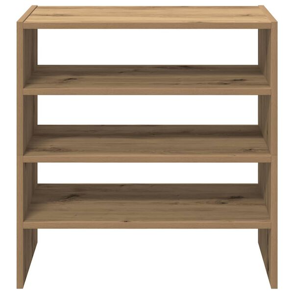 vidaXL Shoe Racks 2 pcs Stackable Artisan Oak 60x30x30.5 cm