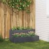 vidaXL Garden Planter Anthracite 100 x 60 x 45 cm Cold-rolled Steel