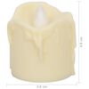 vidaXL Flameless Electric Tea Lights LED Candles 50 pcs Warm White