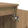 vidaXL Bedside Cabinet Artisan Oak 40 x 30 x 50 cm Engineered Wood