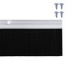 vidaXL Screw-on Door Brush Seals 6 pcs Silver 100 cm Aluminium Alloy