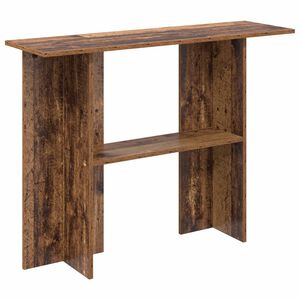 vidaXL Console Table Old Wood 100 x 30 x 75 cm Engineered Wood