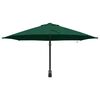 vidaXL Garden Parasol Green 248 x 248 x 148 cm Polyester and Steel