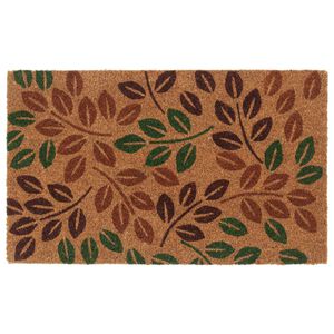 vidaXL Door Mat Natural 45x75 cm Tufted Coir