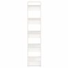 vidaXL Book Cabinet/Room Divider White 60x35x160 cm Solid Wood