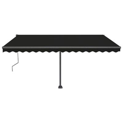 vidaXL Freestanding Automatic Awning 400x350 cm Anthracite