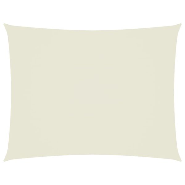 vidaXL Sunshade Sail Oxford Fabric Rectangular 5x7 m Cream