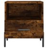 vidaXL Bedside Cabinets 2 pcs Smoked Oak 40x35x47.5 cm Engineered Wood