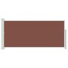 vidaXL Retractable Side Awning 140 x 300 cm Brown