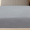 vidaXL Jersey Fitted Sheet Grey 100x200 cm Cotton