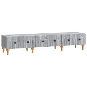 vidaXL TV Cabinet Grey Sonoma 147 x 34.5 x 30 cm Engineered Wood