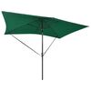 vidaXL Wind Protection Band Set for Parasol Black Polypropylene