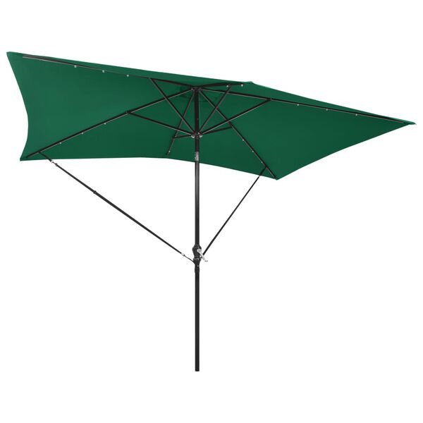 vidaXL Wind Protection Band Set for Parasol Black Polypropylene