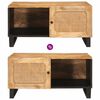 vidaXL Coffee Table Natural 80 x 50 x 40 cm Solid Mango Wood