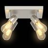 vidaXL Ceiling Spotlight Nickel 26.5 x 26 x 11.5 cm Metal
