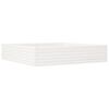 vidaXL Garden Planter White 110x110x23 cm Solid Wood Pine