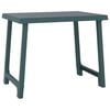 vidaXL Camping Table Green 79x56x64 cm PP Wooden Look