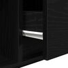 vidaXL TV Cabinets 2 pcs Black Oak 100x31x25.5 cm Engineered Wood